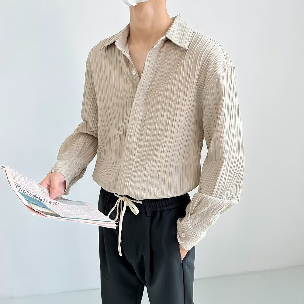 Herren Langarmhemd Slim Fit Modern Berlin Style