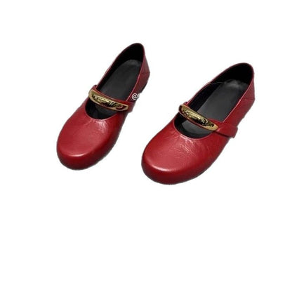 Damen Ballerinas Elegantes Riemchen Schuhe Comfort