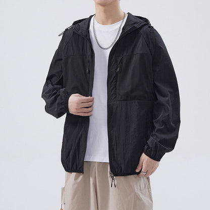 Herren Outdoor-Jacke atmungsaktiv mit Netzdetails Funktionell