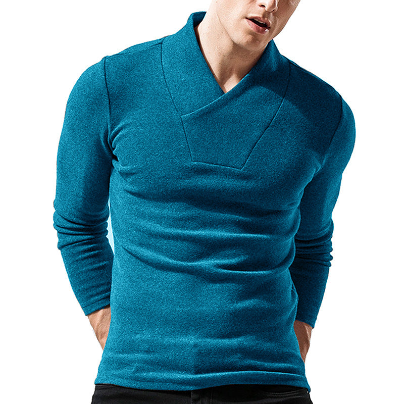 Herren Pullover Stehkragen Eleganter Style