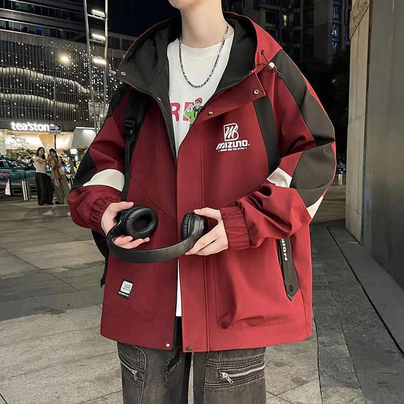 Herren Freizeitjacke Winddicht Modern Sportlich