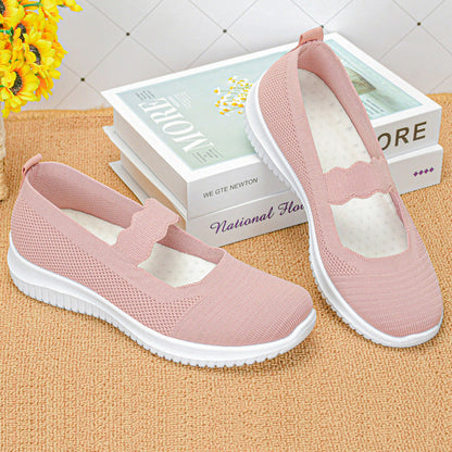 Damen Slipper Sportlich Elastisch Bequem
