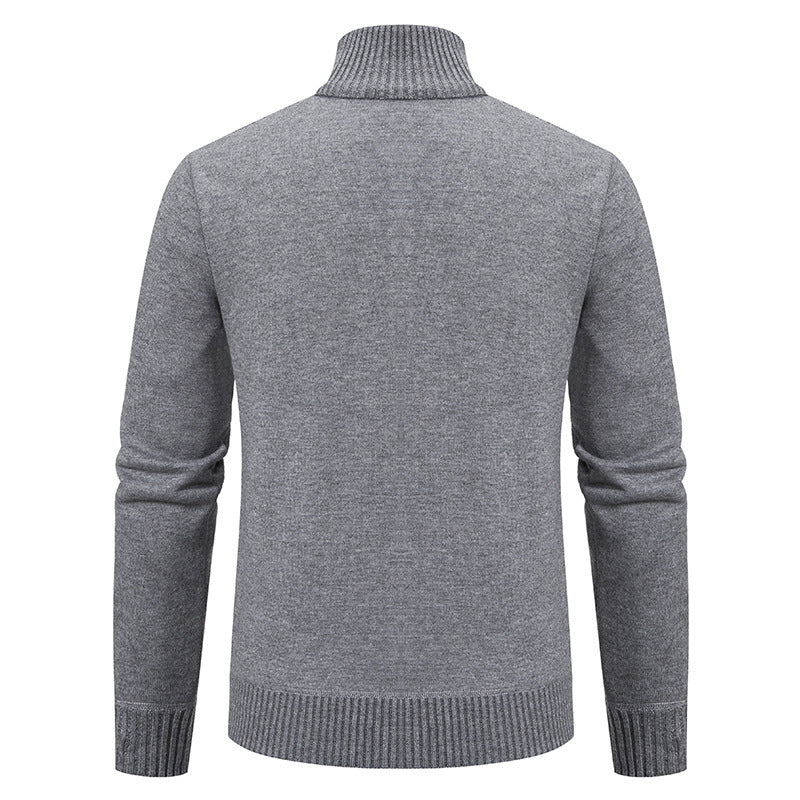 Herren Strickjacke Struktur Webung Modern