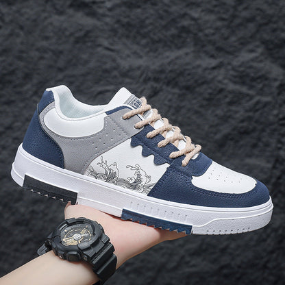 Damen Sneaker Wave Design Rutschfest Mode Sportschuhe