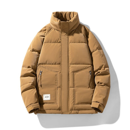 Herren Winterjacke Isoliert mit Hochkragen Warm