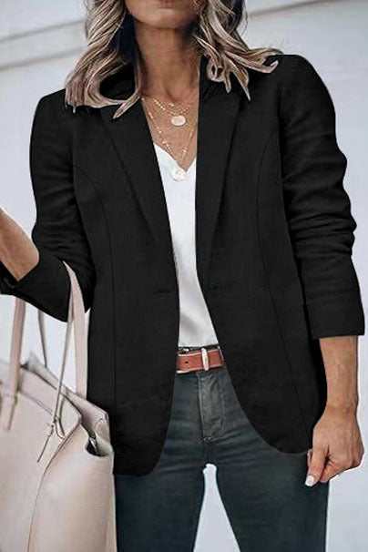 Damen Blazerjacke Elegante Slim Fit Modern