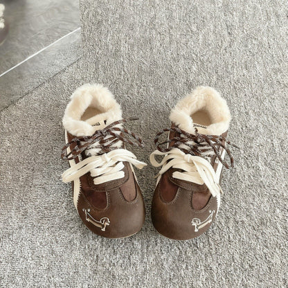Damen Sneaker Warmfleece Innenfutter Modern