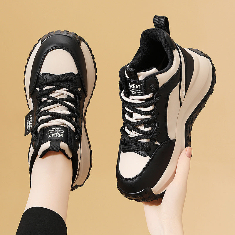 Damen Sneaker Sportlich Chunky Bequem Mit Dämpfung - BerlinGlamour