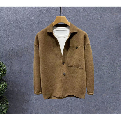 Herren Übergangsjacke Lässig Modern mit Brusttasche