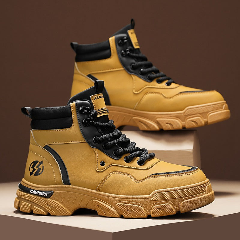 Damen Sneaker High-Top Sportlich Rutschfest Trendy