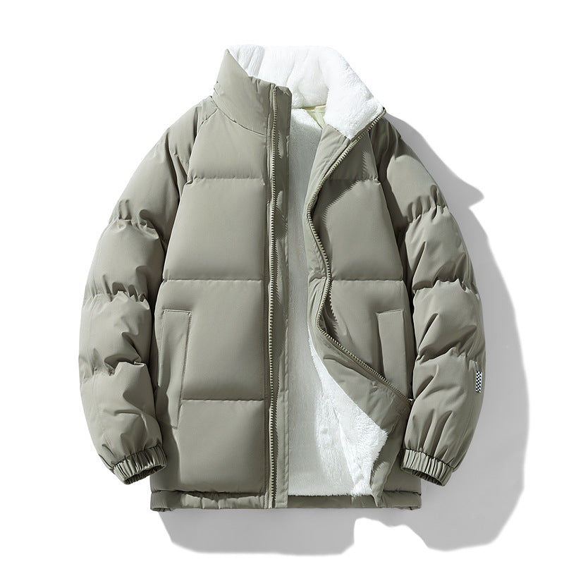 Herren Steppjacke Warm Isoliert Hochkragen