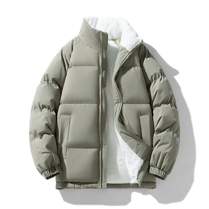 Herren Steppjacke Warm Isoliert Hochkragen