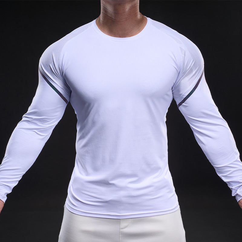 Herren Funktionsshirt Langarm Sportlich Aktiv