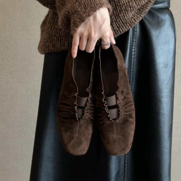 Damen Mokassins Weich Lederschuhe Schnürung Klassisch - BerlinGlamour