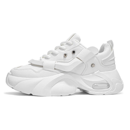 Damen Sneaker Bequem Dämpfung Modisch Schwarz