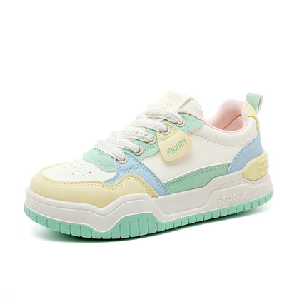 Damen Sneaker Sportlich Chunky Laufschuhe Bequem
