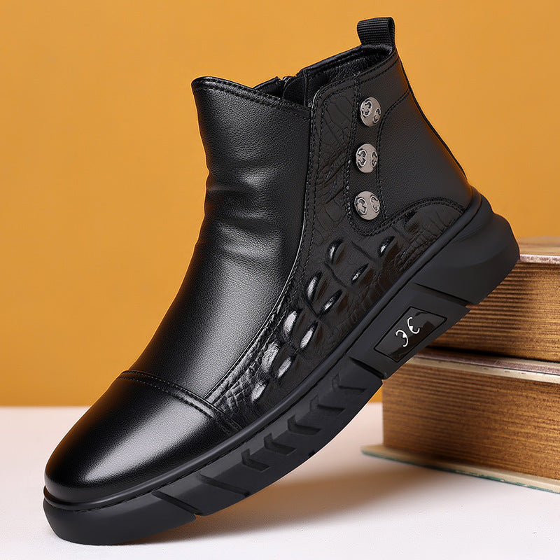 Damen Stiefeletten Robust Reißverschluss Winter - BerlinGlamour