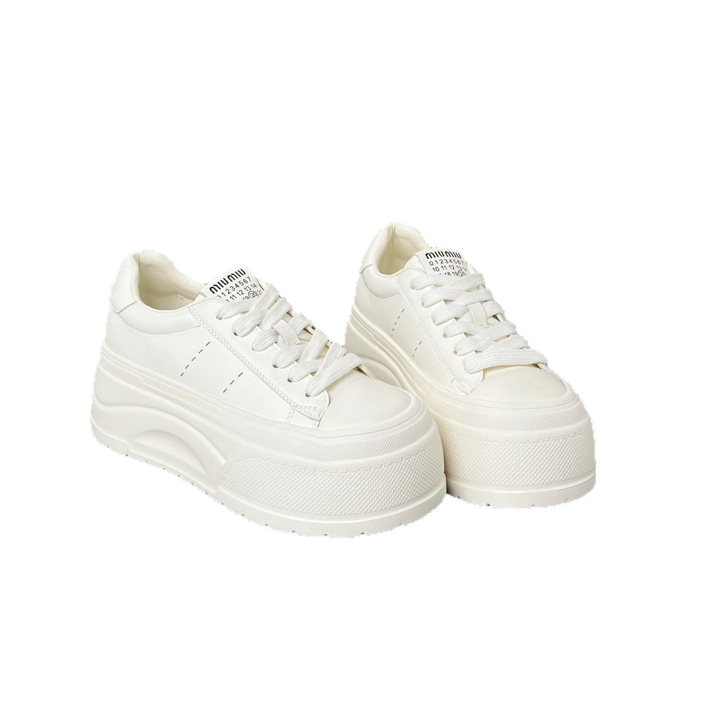 Damen Plateau Sneaker Bequem Atmungsaktiv Hoher Komfort
