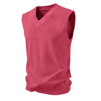 Herren Pullover Ärmelloser Strickpullover Trendig Modern