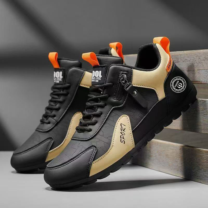 Damen Sneaker Modisch Komfortabel Mit Reißverschluss