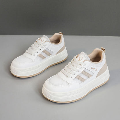 Damen Plateausneaker Atmungsaktiv Mesh Trendy