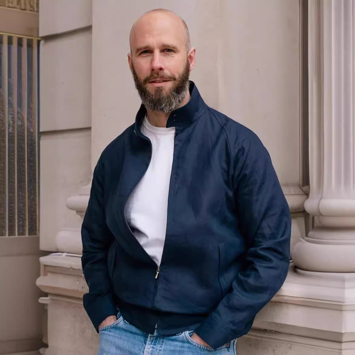 Herren Sommerjacke Leicht Modern Sportlich