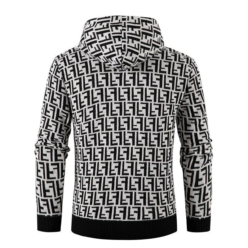 Herren Strickjacke Zopfmuster Kuschelig Modern