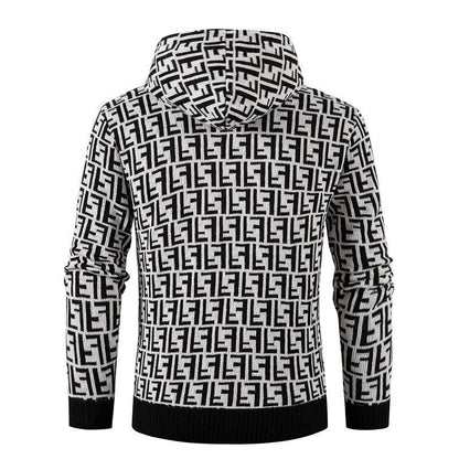 Herren Strickjacke Zopfmuster Kuschelig Modern