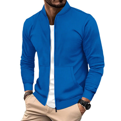 Herren Sportjacke Reißverschluss Praktisch Freizeit