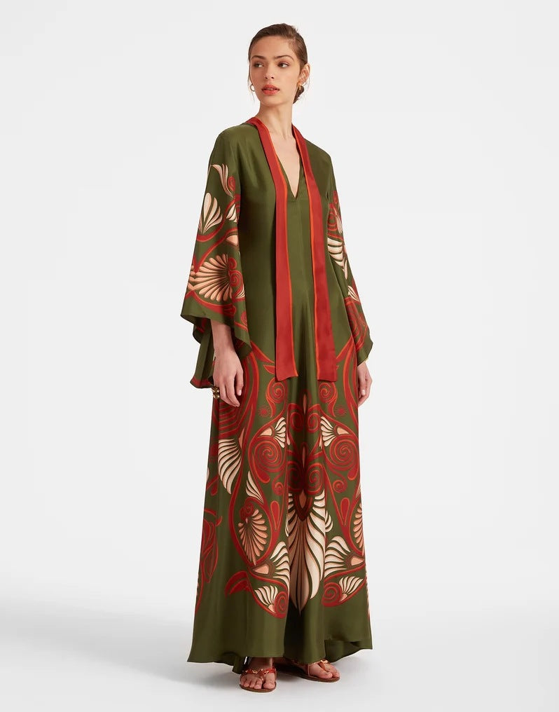 Viertelarmkleid mit Druck Damen Geschenk Berlin