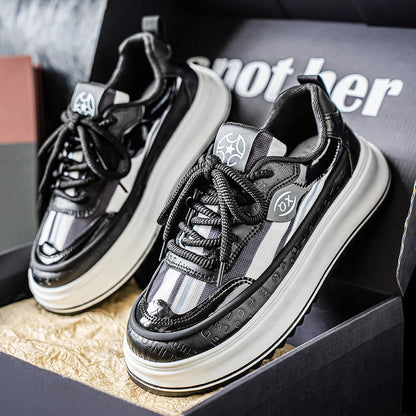Damen Sneaker Hochsohle Rutschfest Modern