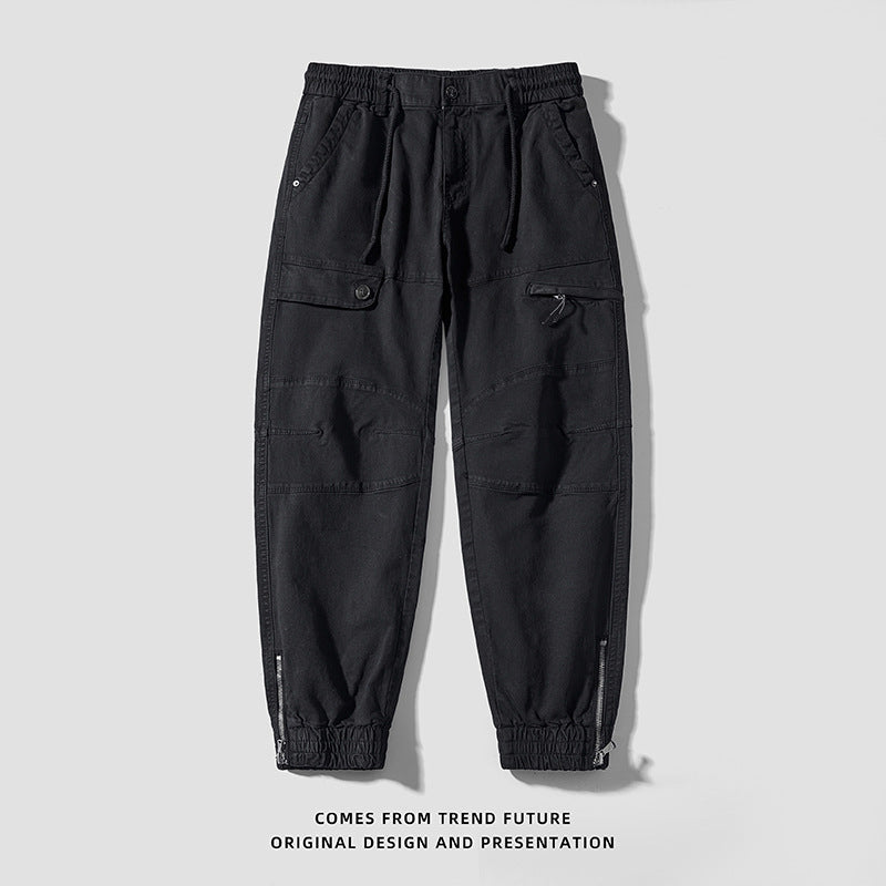 Herren Cargo-Hose Elastisch Mit Taschen Praktisch