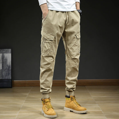 Herren Cargohose Urban Style Modern Schwarz