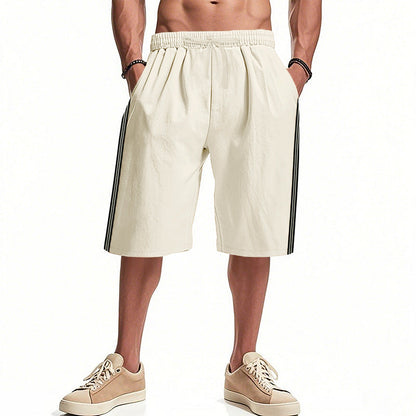 Herren Sporthose Elastisch Mit Seitentaschen Freizeit