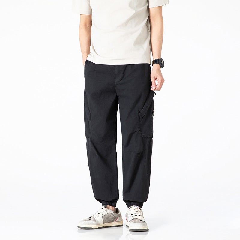 Herren Cargo-Hosen Bequem Gummizug Freizeit - BerlinGlamour