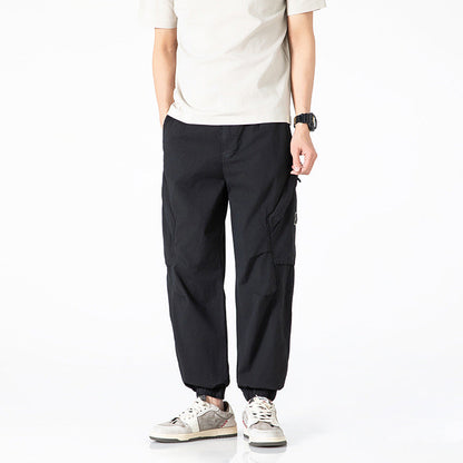 Herren Cargo-Hosen Bequem Gummizug Freizeit - BerlinGlamour
