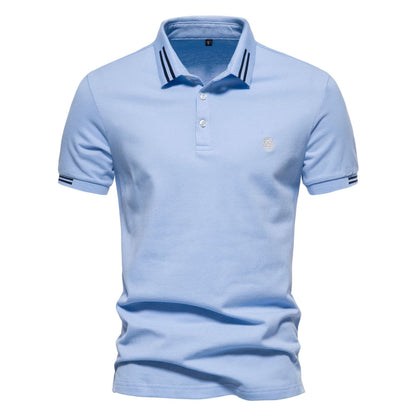 Herren Polohemd Modern Strukturmuster Stilvoll Berlin