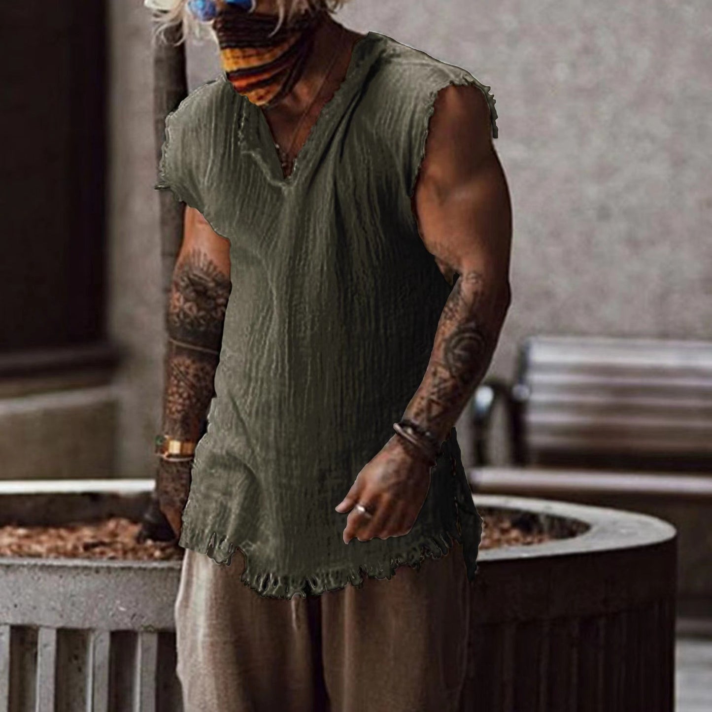 Großes Oversized Herren T-Shirt Berlin Style