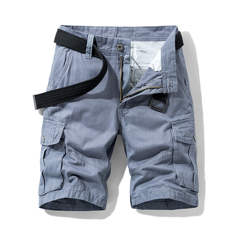 Herren Cargo-Shorts Bequem Multifunktions-Taschen Verstellbar