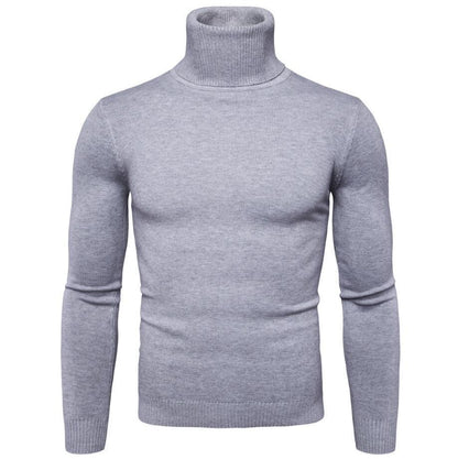 Herren Pullover Rollkragen Merinowolle Fein Eleganter