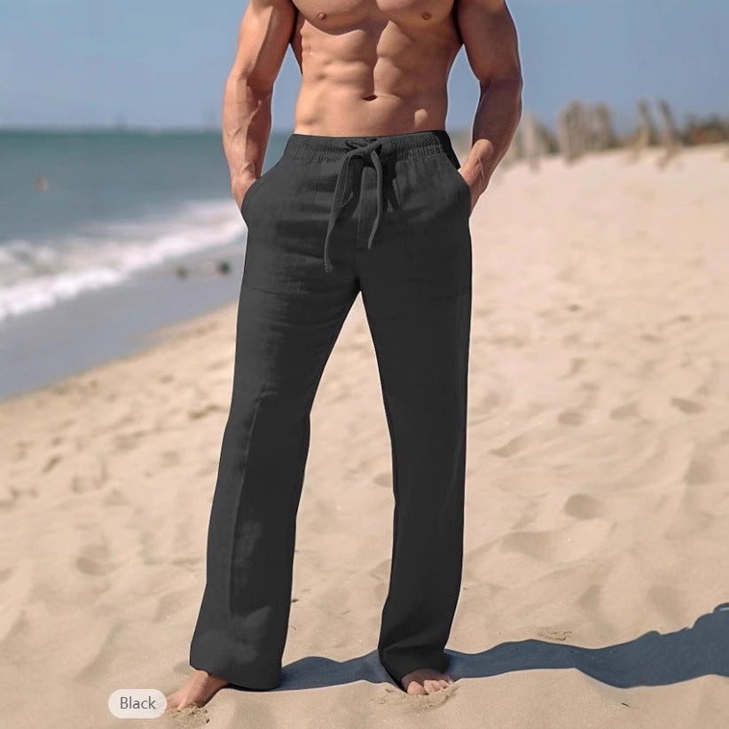 Bequeme Herren Leinenhose Sommerlich Elegant