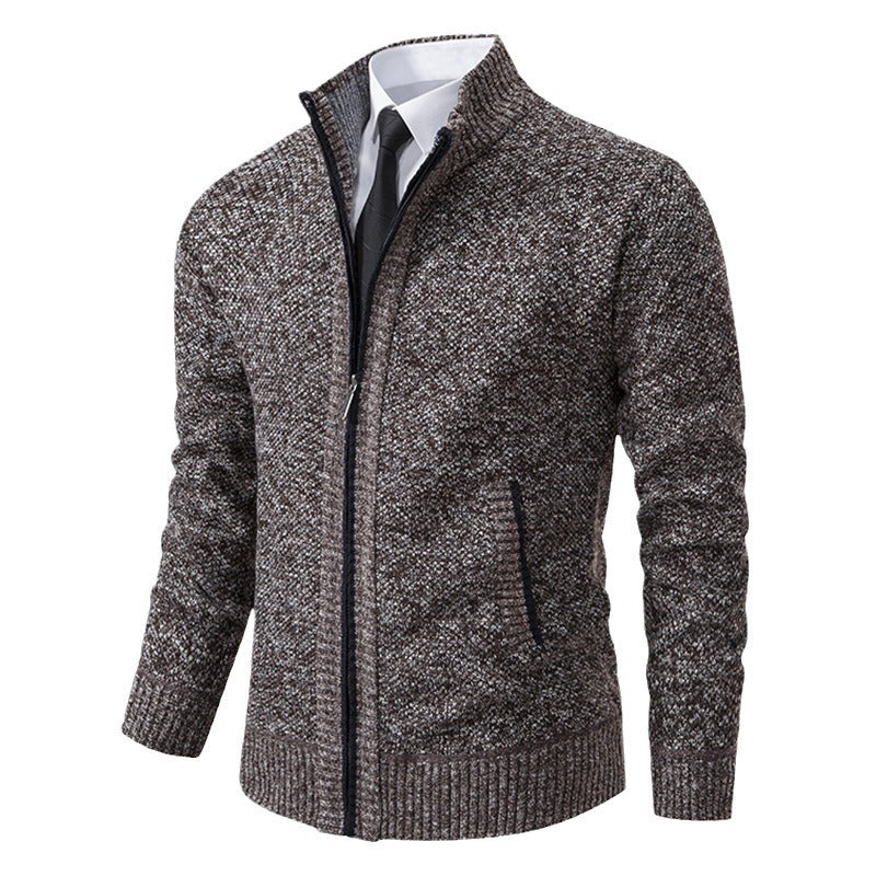 Herren Strickjacke Elegante Reißverschluss Modern
