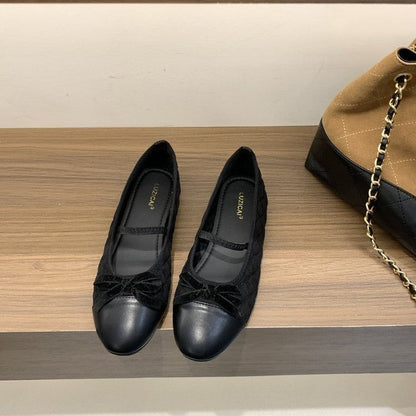 Damen Ballerinas Elegante Mary Jane Schuhe Mit Riemchen Komfortabel