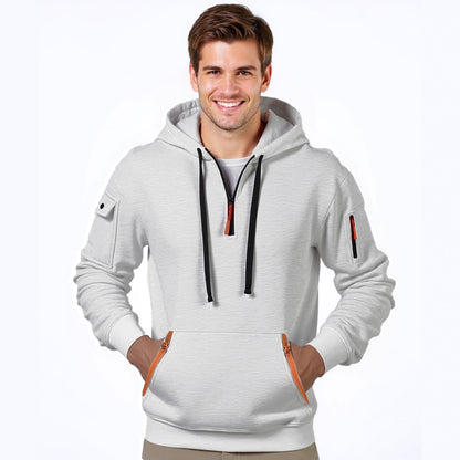 Herren Kapuzenpullover Modern mit Taschen