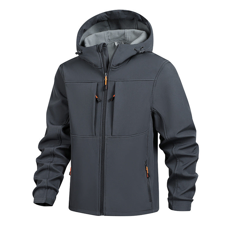 Herren Outdoor-Jacke Wasserabweisend Mit Vielen Taschen - BerlinGlamour