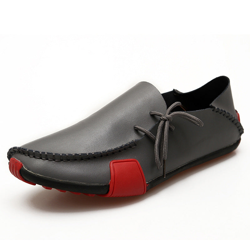 Damen Mokassins aus feinem Leder Elegante Schuhe Schwarz