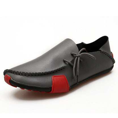 Damen Mokassins aus feinem Leder Elegante Schuhe Schwarz