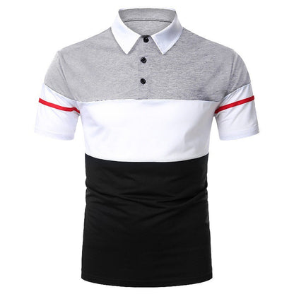 Herren Poloshirt Modern Streifenfashion Slimfit