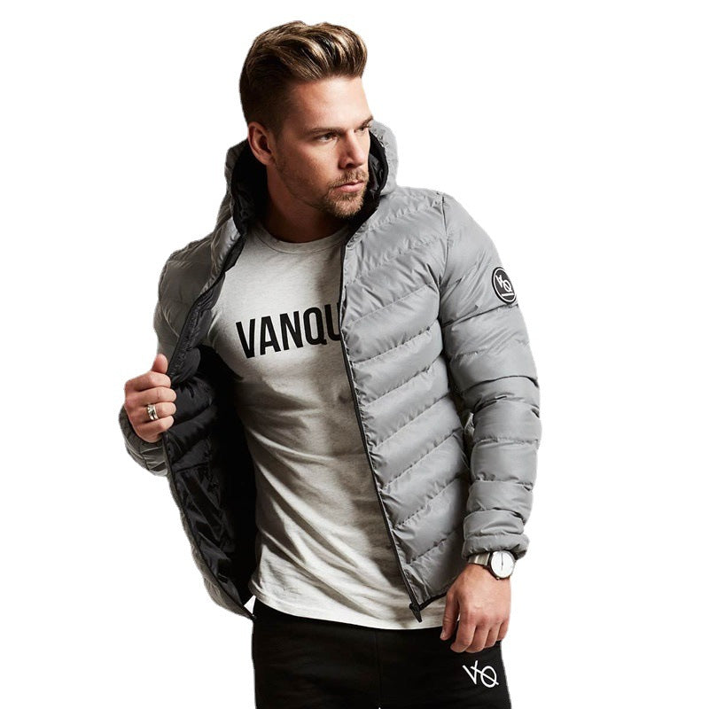 Herren Daunenjacke Leicht Wasserabweisend