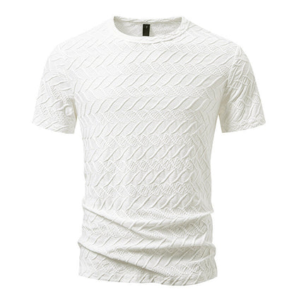 Herren Kurzarmshirt Modern Strukturiert Berlin Style